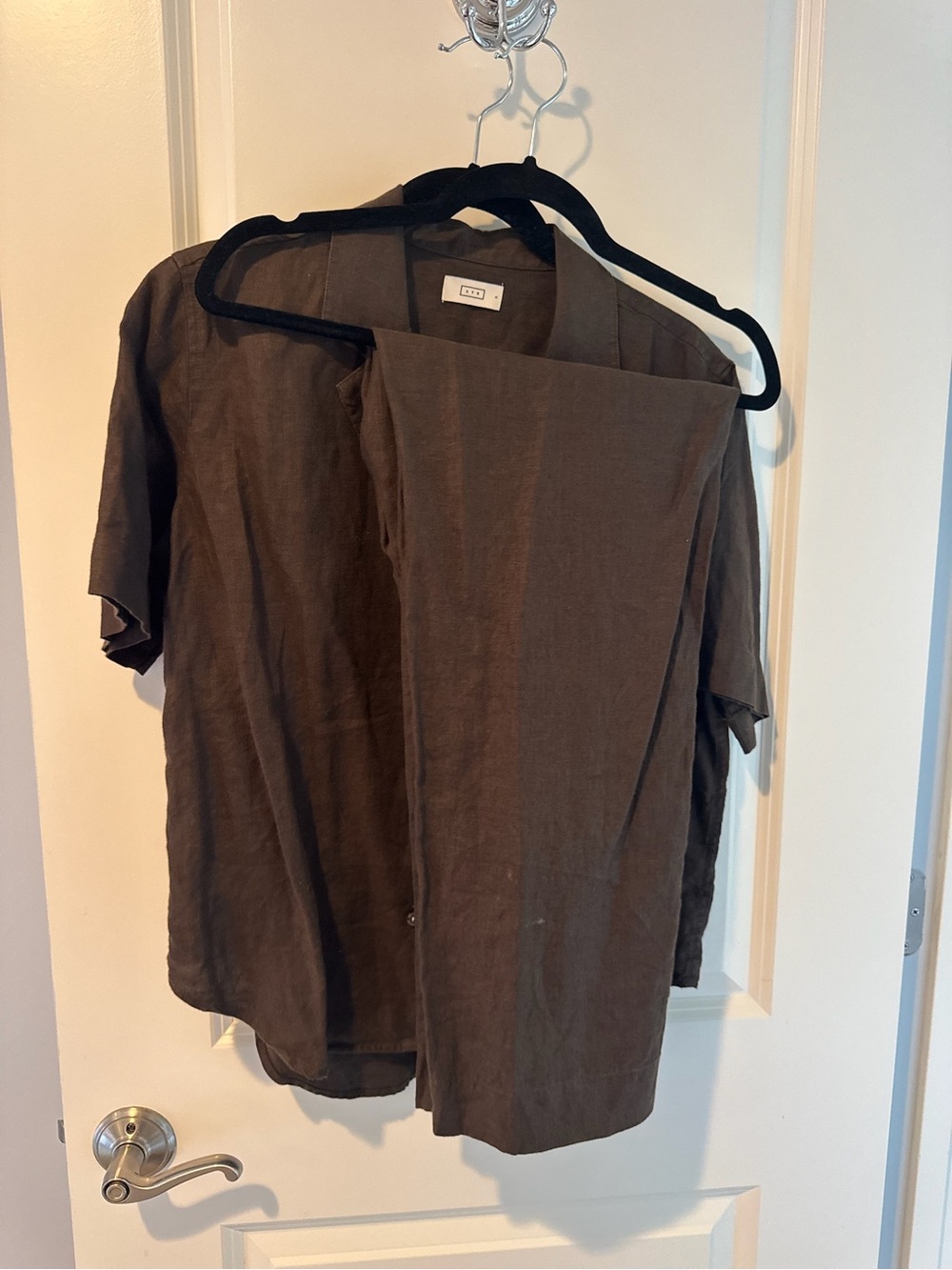 AYR Linen Pool Boy Top with The Tourist Linen Pants | Size S - Picture 10 of 10